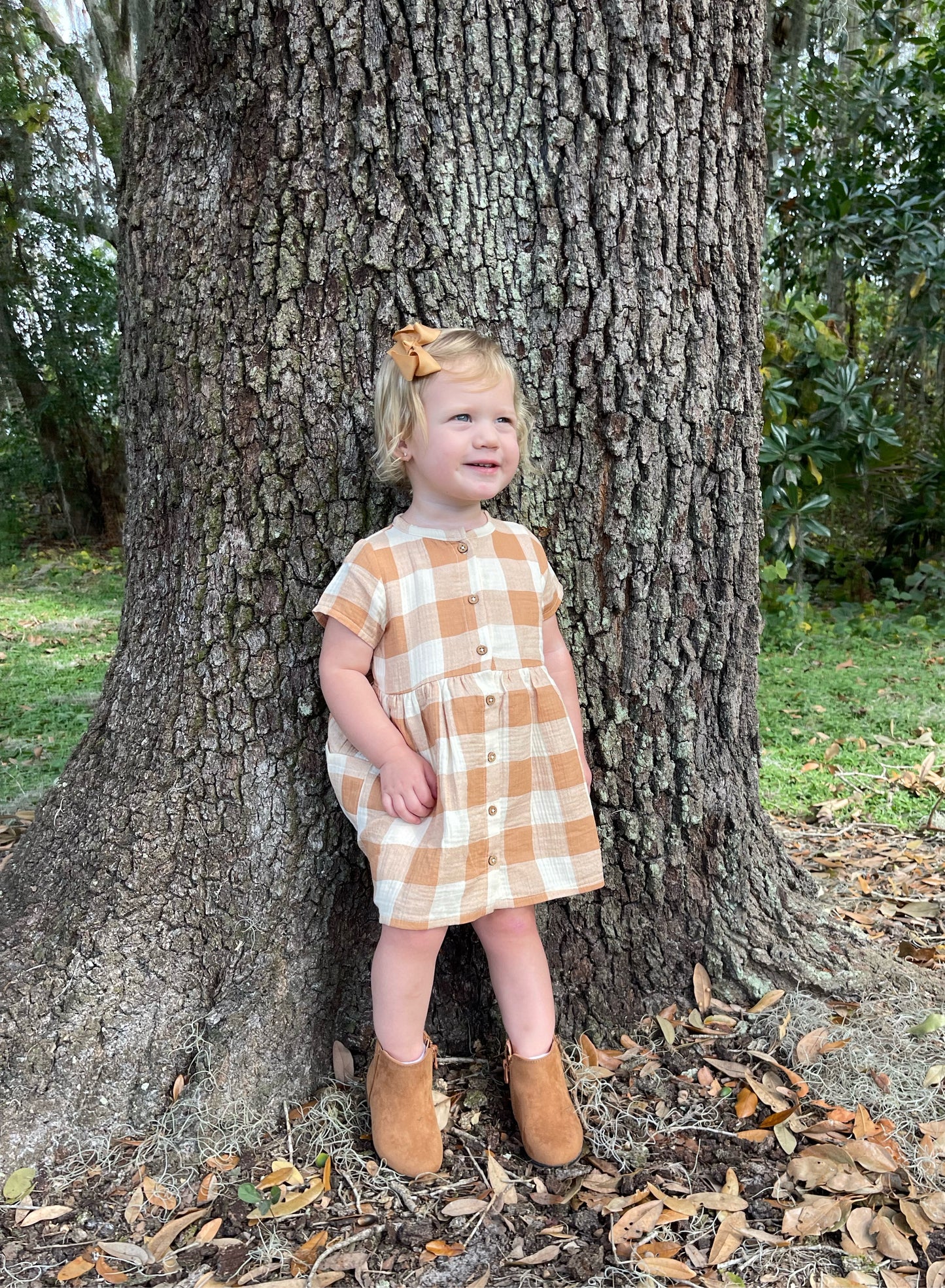 Mabel Muslin Button Dress - Picnic -FINAL SALE